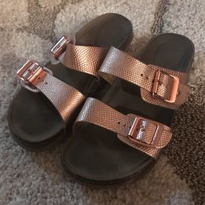 Madden Girl Rose Gold Sandals